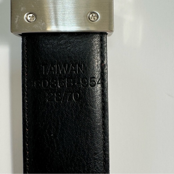 Brown Leather Belt, Size 26-28 - Picture 5 of 6